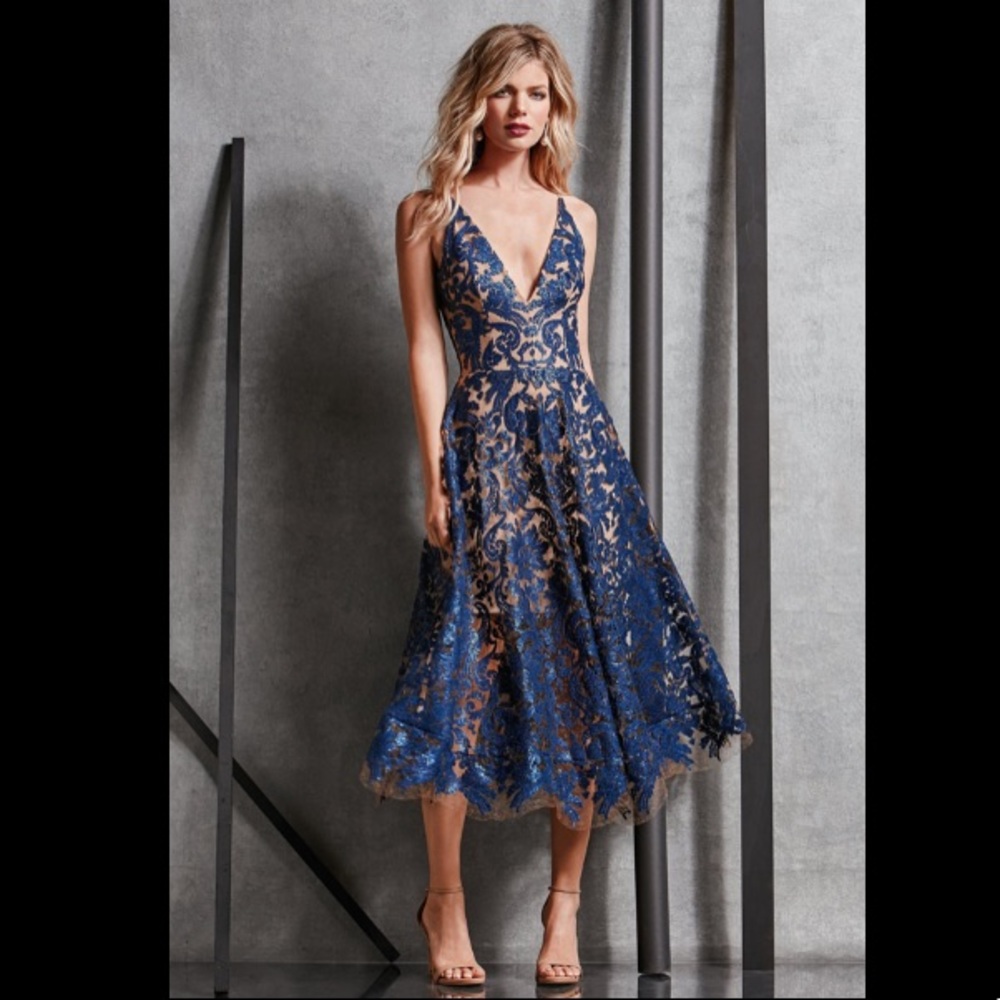 New! Blair Embellished Fit & Flare Dress